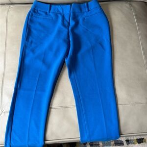 The Limited Blue Drew Fit Cropped Ankle Pants